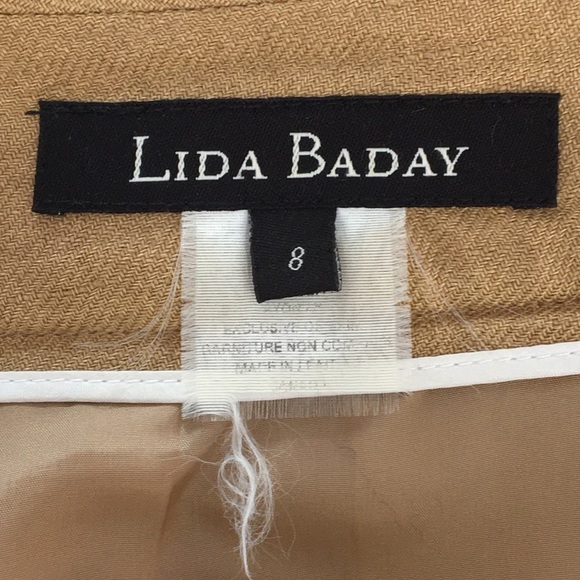 Vintage Y2K LIDA BADAY Linen Skirt with embroidery - Picture 12 of 15